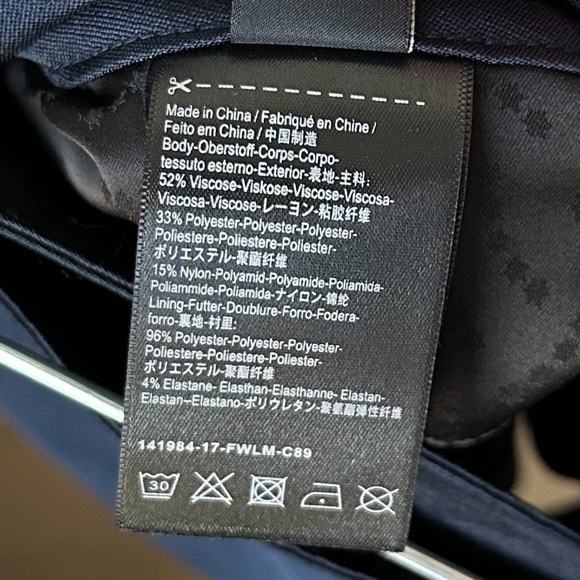 Scotch & Soda Wrap Zip Mini Skirt Navy Blue XS - Picture 9 of 9